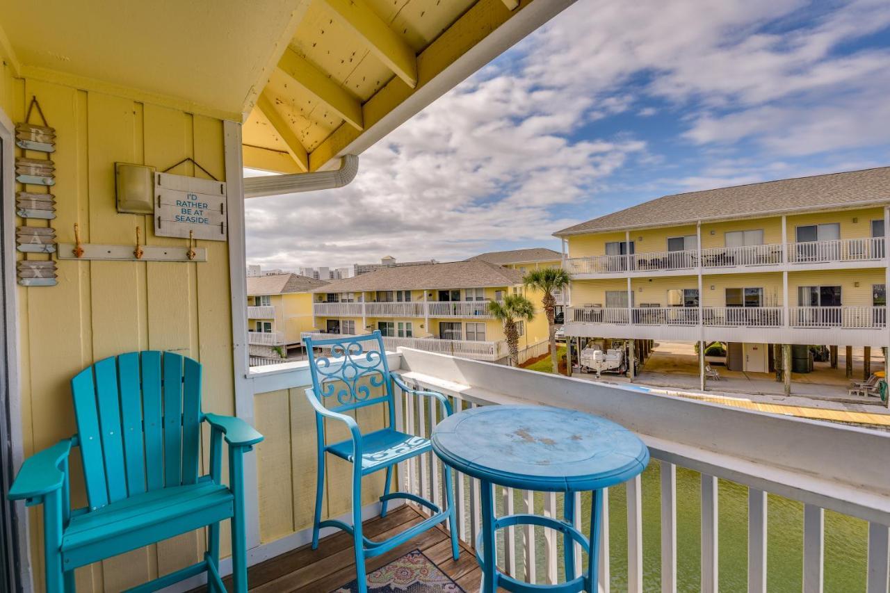 Canalfront Condo With Pool - Walk To Destin Beach! Dış mekan fotoğraf
